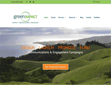 Tablet Screenshot of greenimpact.com